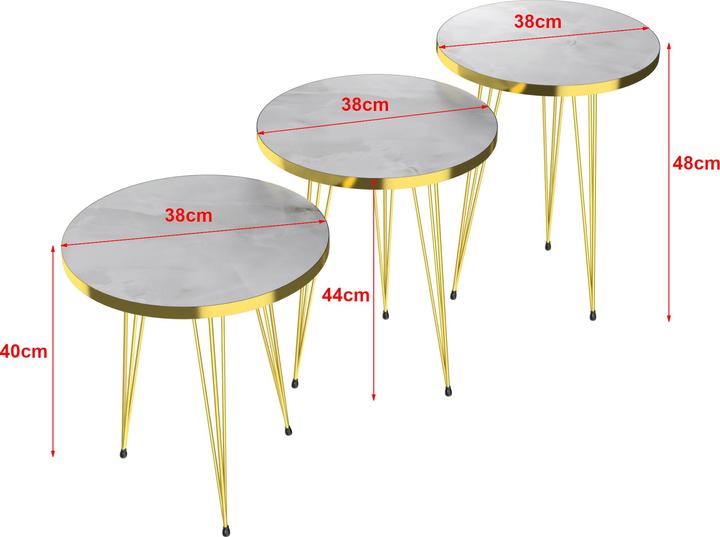 Produktbild En.Casa Skibby (38 x 38 x 40 cm)