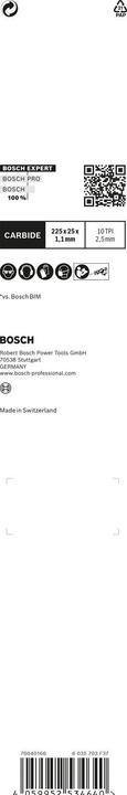 Produktbild Bosch Professional Zubehör EXPERT ‘Medium-Thick Tough Metal’ S 1155 HHM Säbelsägeblatt, 1 Stück