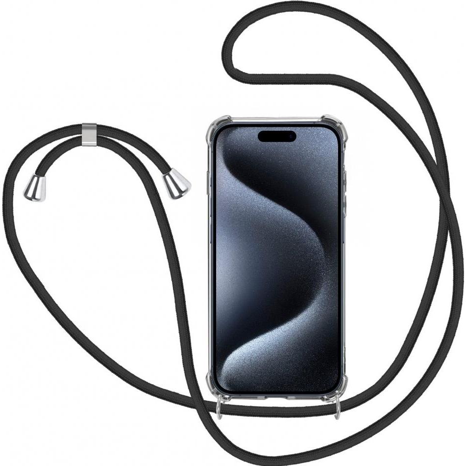 Thumbnail - Screenguard Apple iPhone 15 Pro Max Loopster Necklace Hülle, Handykette, Transparent