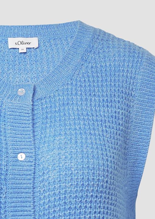 Produktbild s.Oliver Strickjacke Strickweste aus Alpakamix (40)
