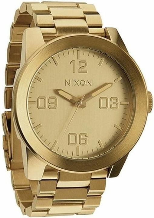 Actual product image Nixon Corporal SS All Gold (Analogue wristwatch, 48 mm)