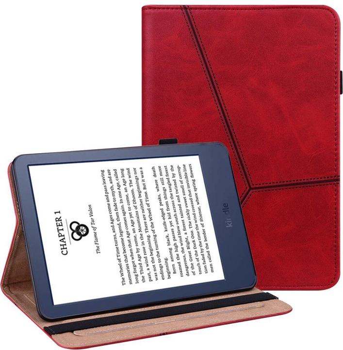 Actual product image Cover-Discount Kindle 2022 (6.0 / 11.Gen) - Case with card holder red
