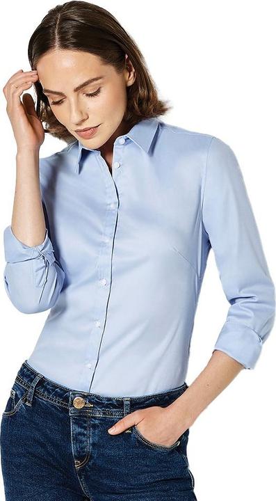 Immagine prodotto Kustom Kit Camicia sartoriale Oxford Stretch da donna/ragazzo a maniche lunghe (44)
