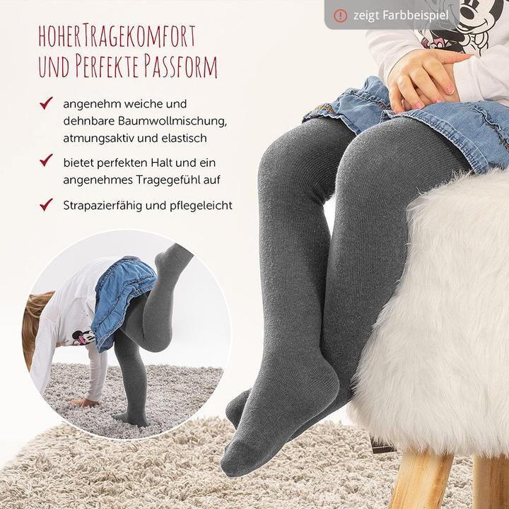 Immagine prodotto La Loona Collant per bambini LaLoona Collant per bambini 4 pezzi - rosa bianco - (86/92)