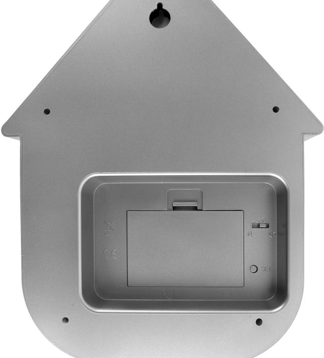 Productafbeelding Karlsson Wandklok Modern Koekoek Metallic Zilver