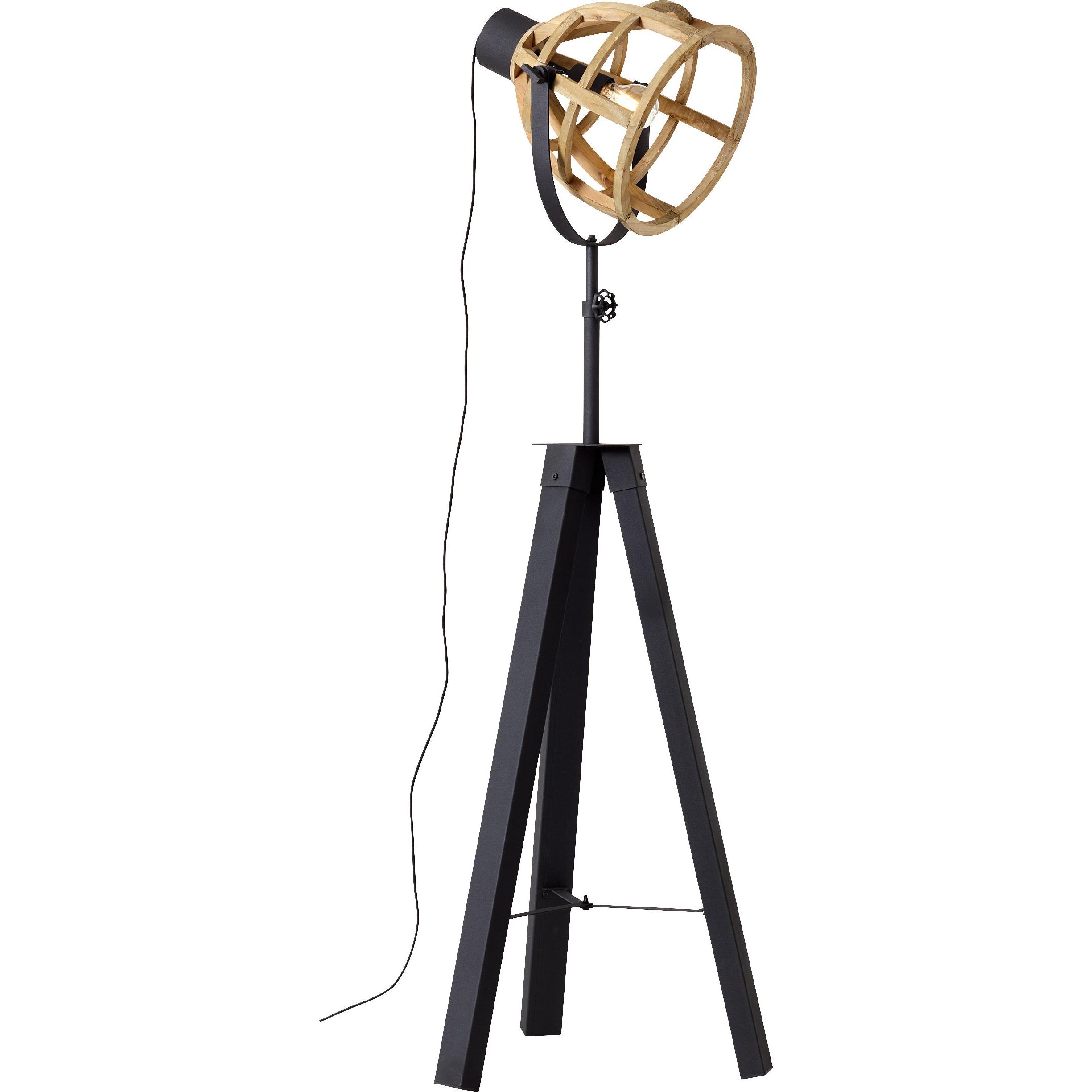 Brilliant, Stehlampe, Matrix Wood (E27)