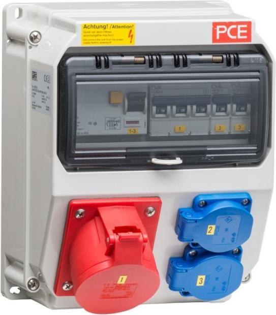 Produktbild ABN SY16Z Steckdosenkombi Einbausatz 1xCEE 32A,2xSCHUKO fÃ¼r