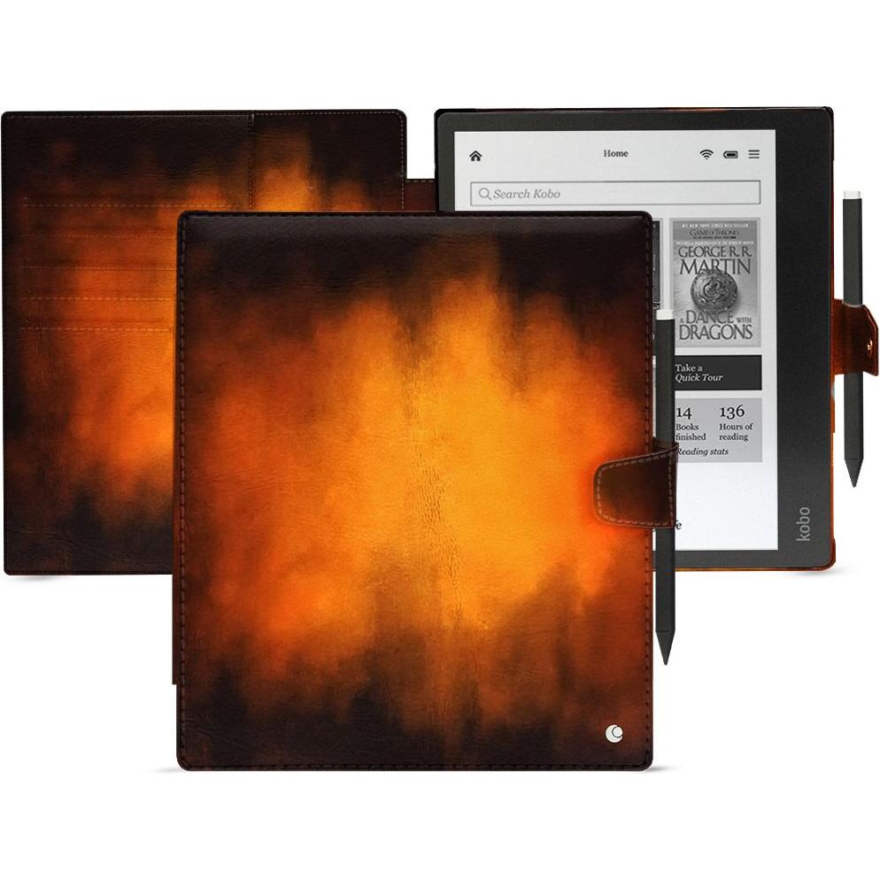 Noreve Lederschutzhülle Kobo Elipsa 2E (Kobo Elipsa 2E), Tablet Hülle, Violett