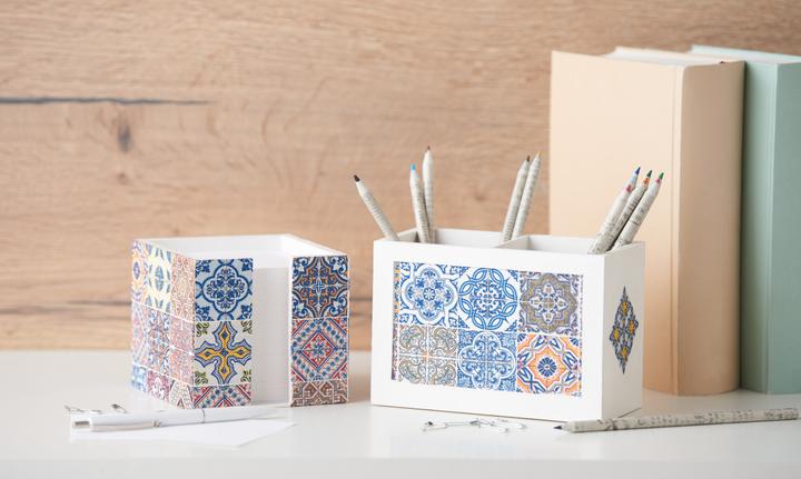 Image du produit VBS Porte-bloc-notes avec bloc-notes, Porte-bloc-notes, Organiser son bureau avec un bloc-notes,...