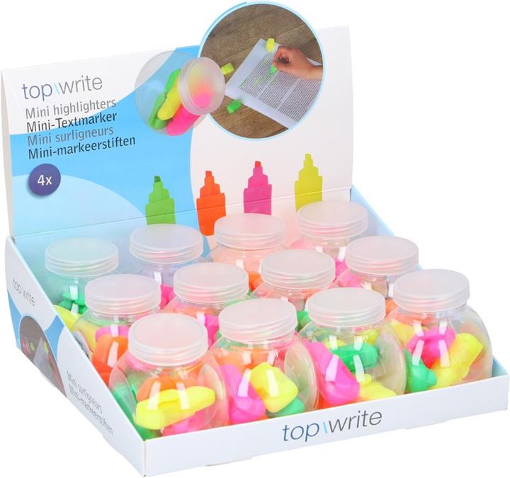Actual product image Topwrite Mini highlighter 4 pcs. (4x)