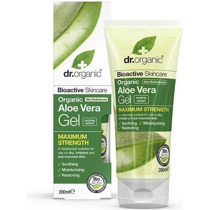 Dr. Organic, Duschmittel, Dr Organic Aloe Vera Gel Maximum Strength 200ml (200 ml)