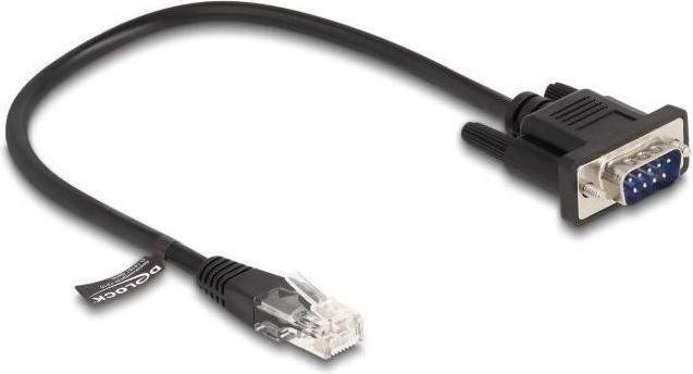 Delock Cavo da spina RJ45 a spina seriale RS-232 D-Sub 9 30 cm nero (0.30 m)