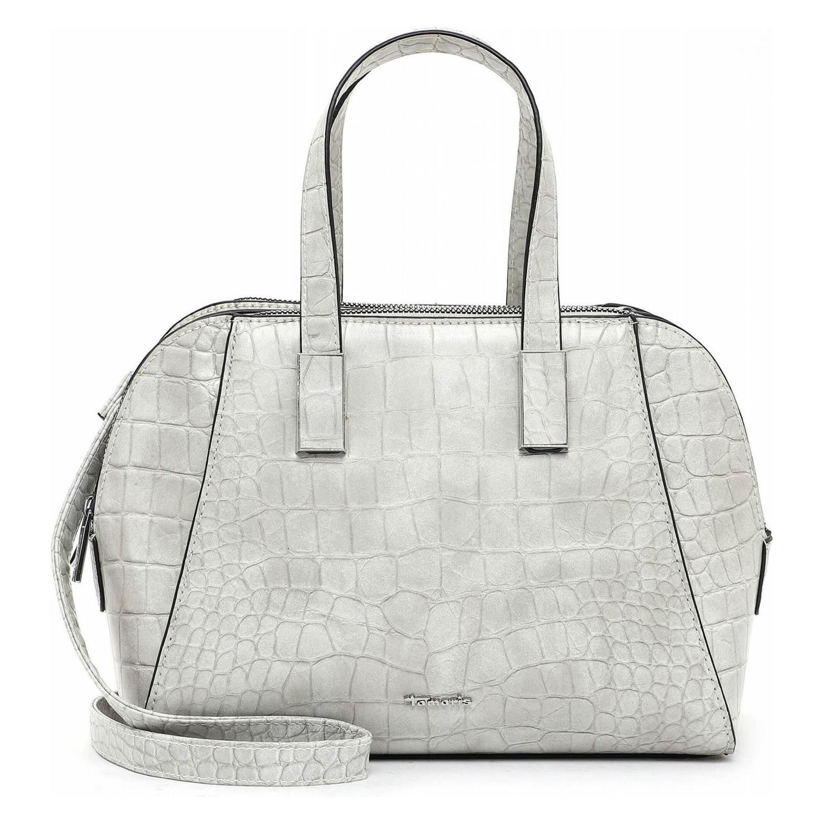 Tamaris, Damen, Handtasche, Clara-Marie Bowlingbag, Grau