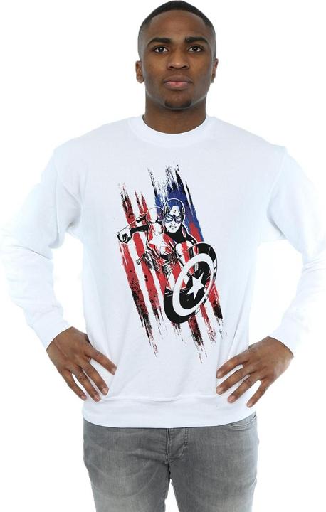 Produktbild Avengers Captain America Streaks Sweatshirt (5XL)