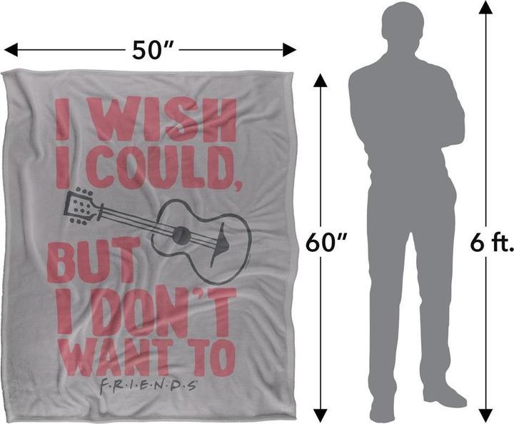 Immagine prodotto Friends Wish I Could Coperta (152 x 127 cm)