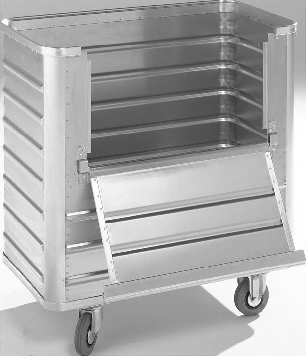 Produktbild Gmöhling Alu-Kastenwagen, abklappbare Seitenwand (250 kg)