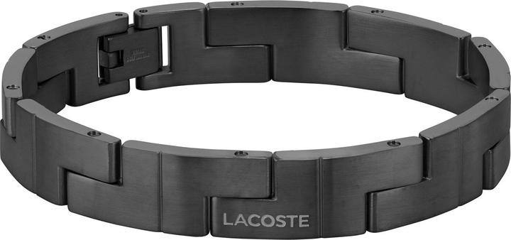 Lacoste - Fashion steel bracelet for men 2040222 (Black ionic coating, Stainless steel)