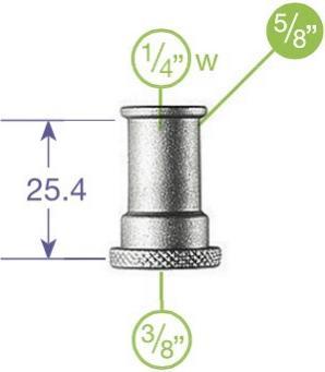 Produktbild Manfrotto 5 8 auf 3 8 und 1 4 (Stativadapter)