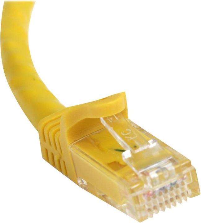 Actual product image StarTech 1 m yellow snagless Cat6 UTP patch cable - ETL-tested - N6PATC1MYL (UTP, CAT6, 1 m)