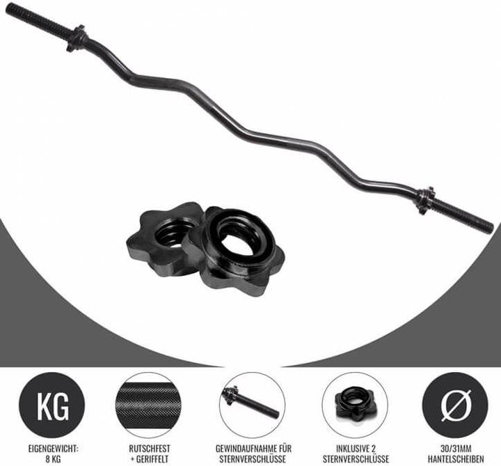 Image du produit Gorilla Sports Ensemble de barres d'haltères