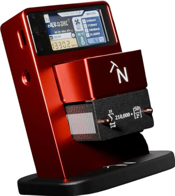 Produktbild Nerdminer Nerd Axe Gamma - Metal Edition - Swiss Edition (Bitcoin)