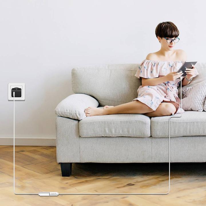 Produktbild LogiLink USB C — USB C (2 m, USB 2.0, 100 W)