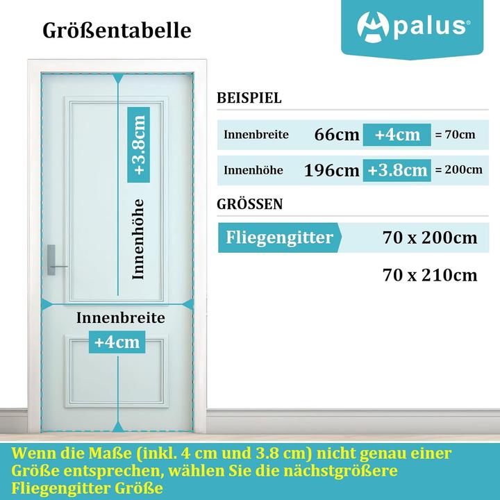 Produktbild Apalus Fliegengittertür (70 x 200 cm)