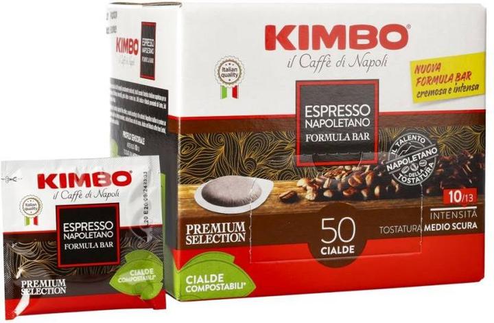 Actual product image Kimbo Espresso Napoletano - Premium Selection (50 x Port.)