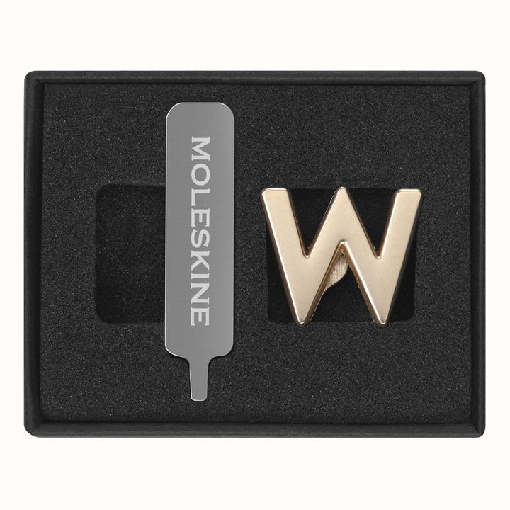Immagine prodotto Moleskine Spilla Lettera W Oro