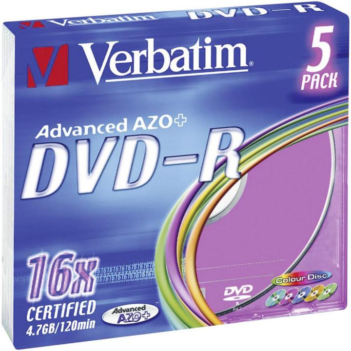 Actual product image Verbatim Dvd-R (5x)