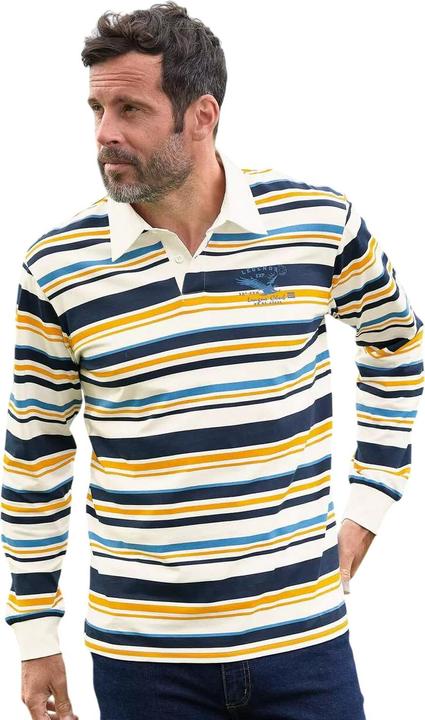 Immagine prodotto Atlas For Men Camicia da Rugby A Strisce Uomo (XL)