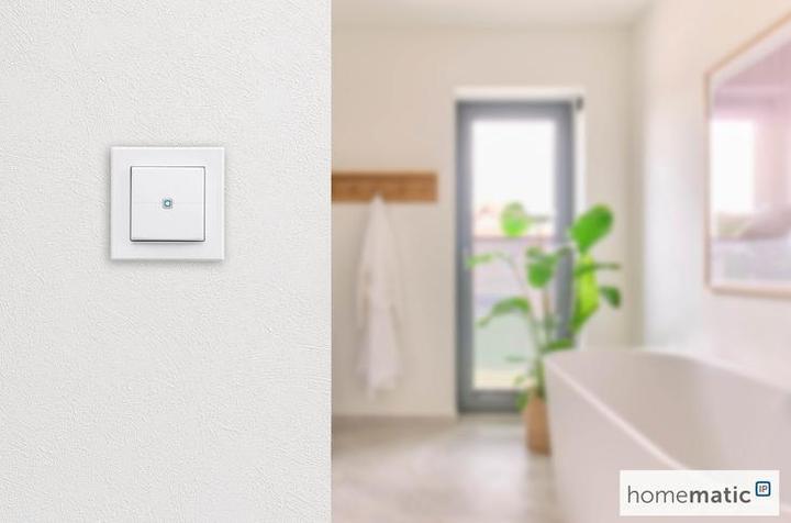 Actual product image Homematic IP Wall switch, 2-way