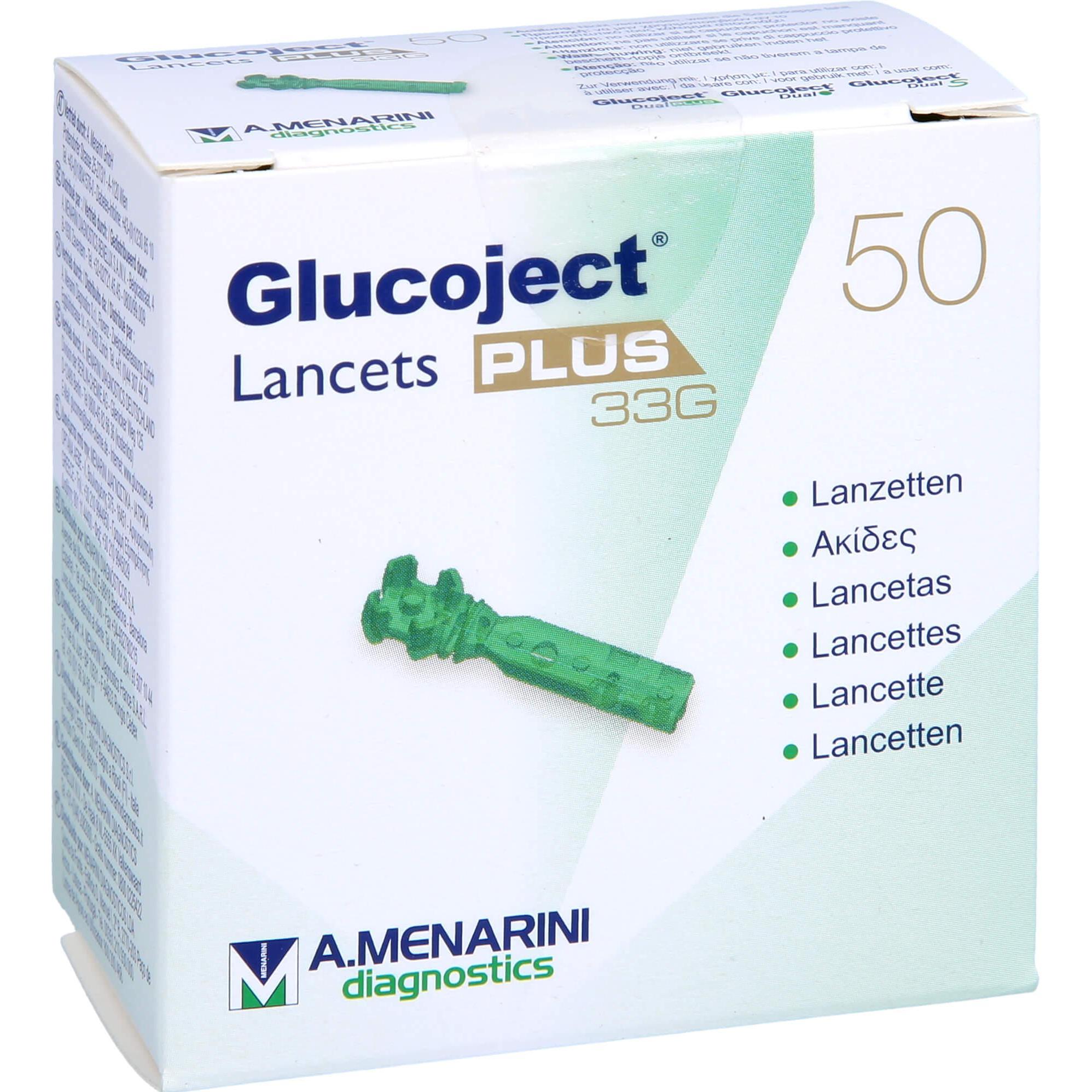 Thumbnail - Berlin-Chemie, Bluttest, Glucoject Lancets PLUS 33G, 50 St LAN (Lanzette)