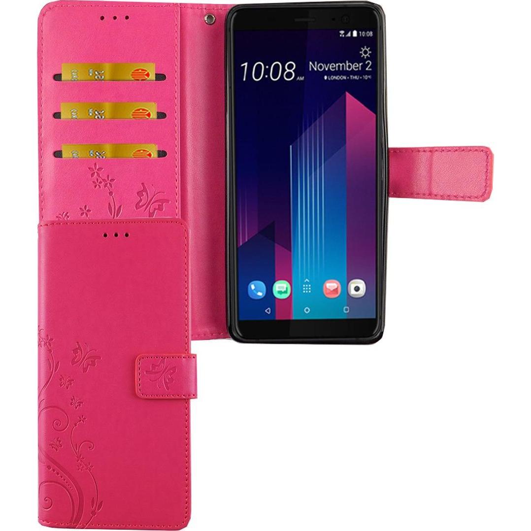 Thumbnail - König Design Hülle Handy Schutz für HTC U12 Plus Case Cover Tasche Wallet Etui Handyhülle Neu (HTC U12+), Smartphone Hül...