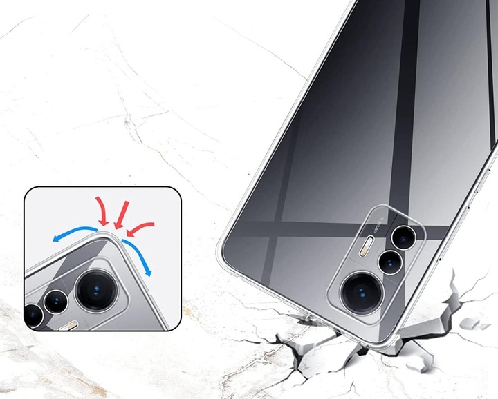 Actual product image Screenguard Xiaomi 12 Lite Flexible TPU Clear Case (Xiaomi 12 Lite)