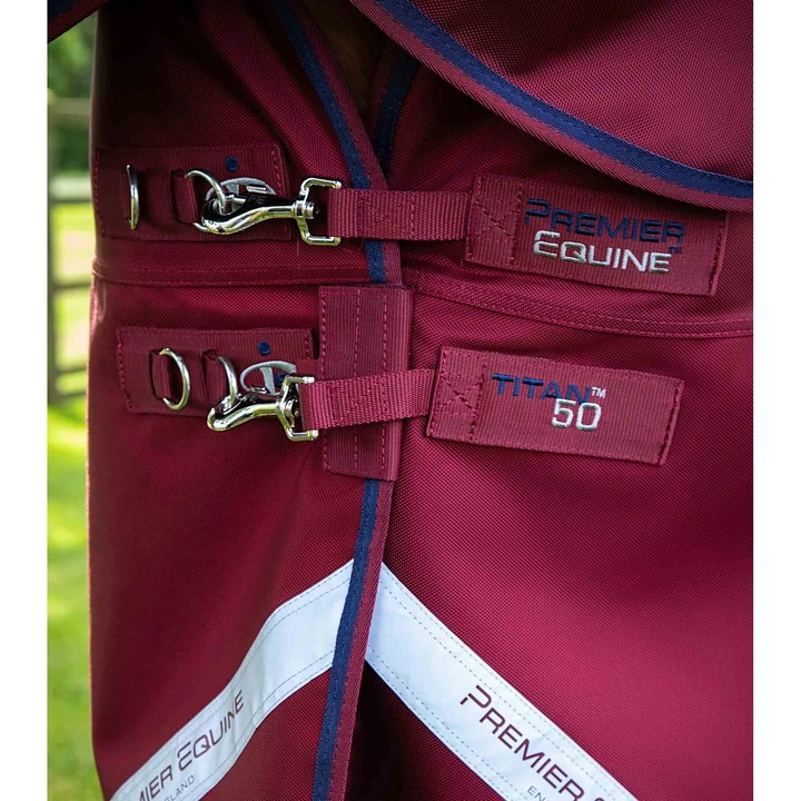 Produktbild Premier Equine outdoor-decke mit halsteil titan 50 g (160 cm)