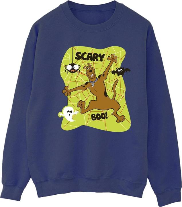 Actual product image Scooby Doo Womens/Ladies Scary Boo! Sweatshirt (S)