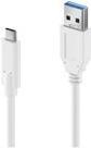 Image du produit Purelink Câble USB 3.1 (Gen 1) USB C - USB A 2 m Blanc (2 m, USB 3.1, 5 W)