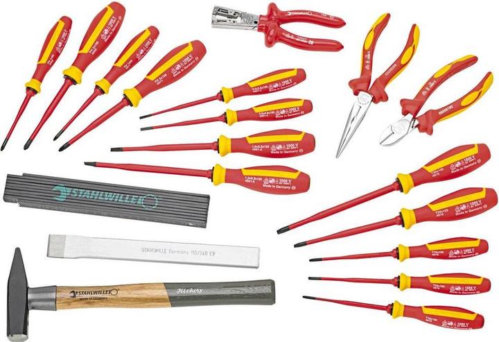 Actual product image Stahlwille 13215/19 VDE 98810303 VDE Tool rucksack equipped with 19 pieces (L x W x H) 250 x 380 x 520 (19 pieces)