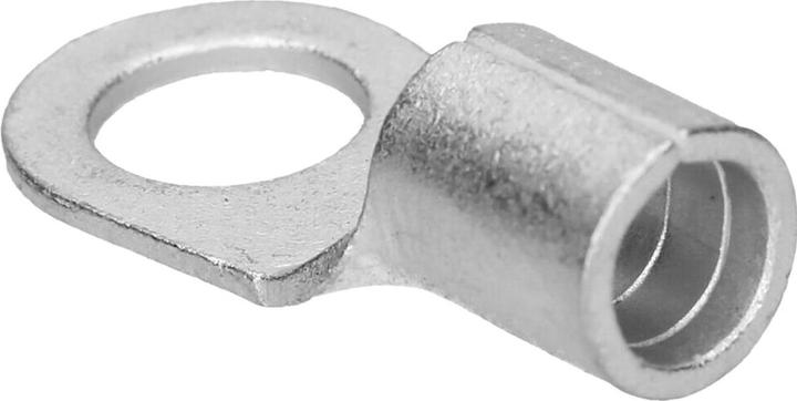 Kalitec 10 Stück Q16-8 Quetschkabelschuh 16mm² M8 I Unisoliert I Dornpressung I Für mehr-, fein- und
