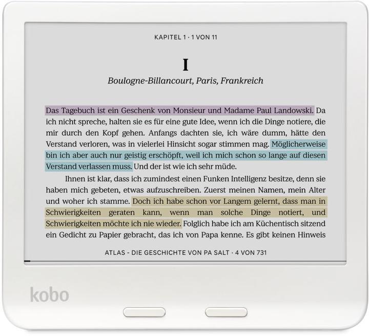 Actual product image Kobo Libra Colour (7", 32 GB, White)