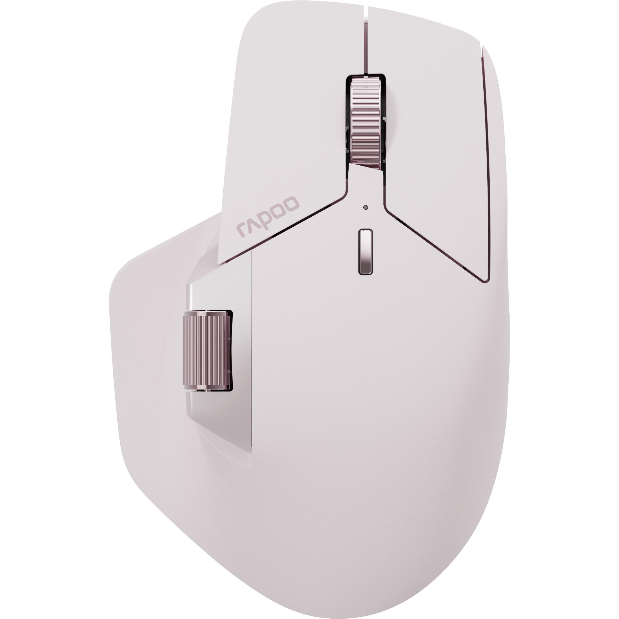 Rapoo MT760M - Wireless Mouse (Kabellos), Maus, Rosa