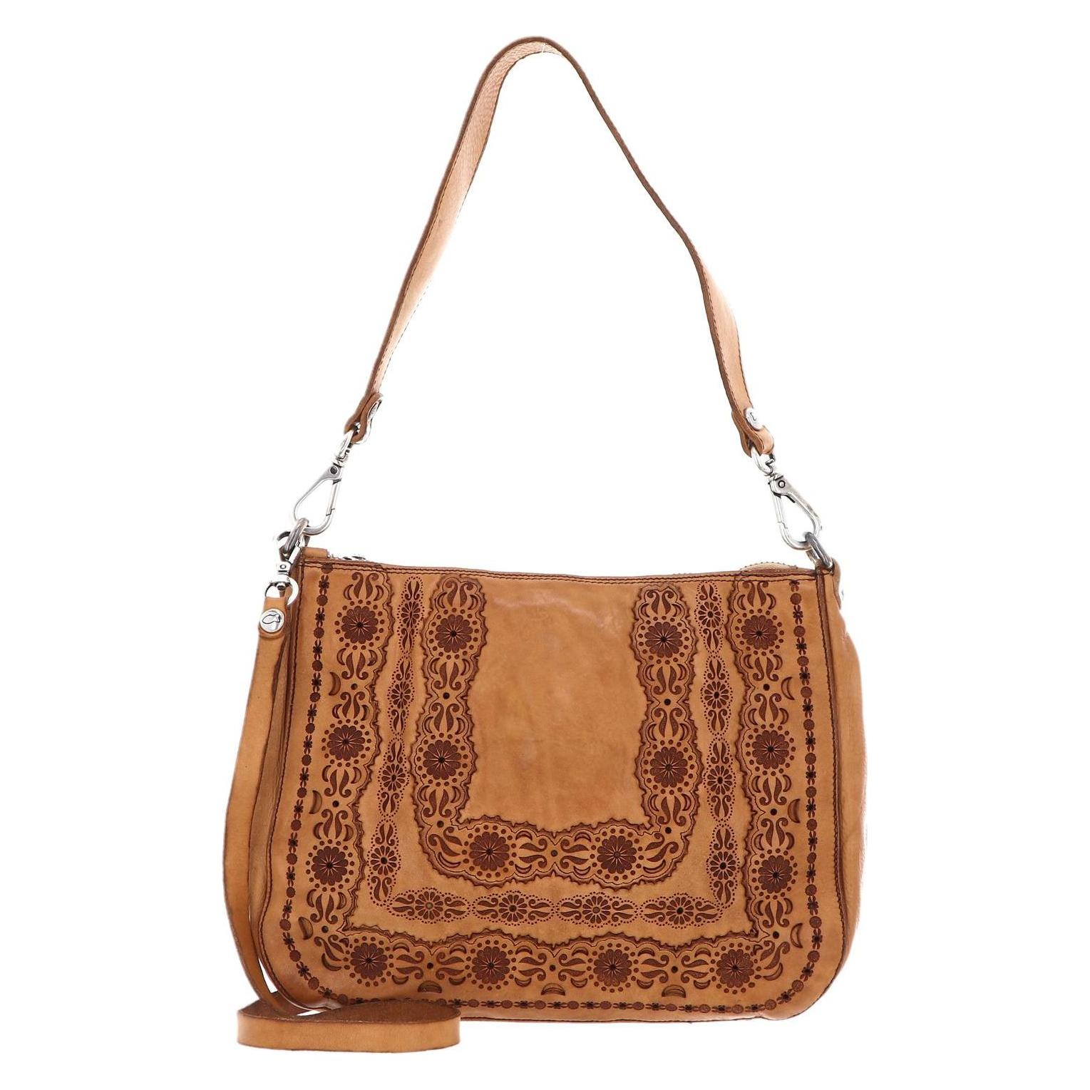 Campomaggi, Damen, Handtasche, Pochette, Braun