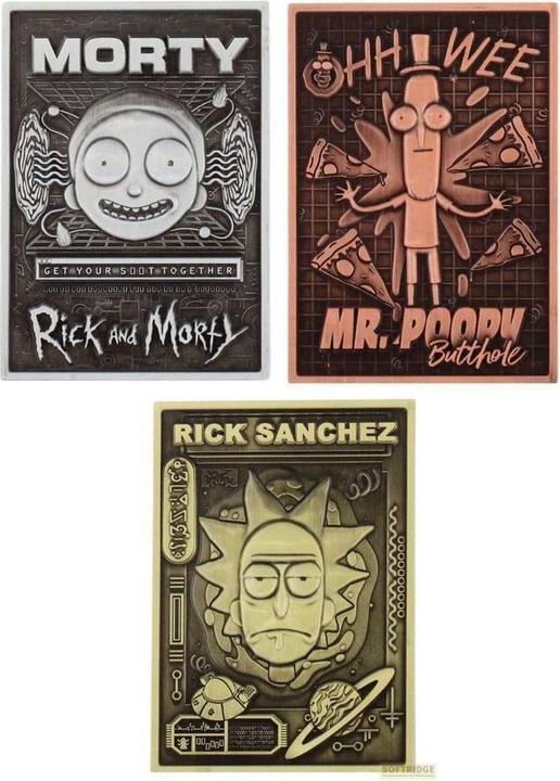 Image du produit Exquisite Gaming Rick & Morty Digiplates Support pour smartphone Génération 1 Starter Pack