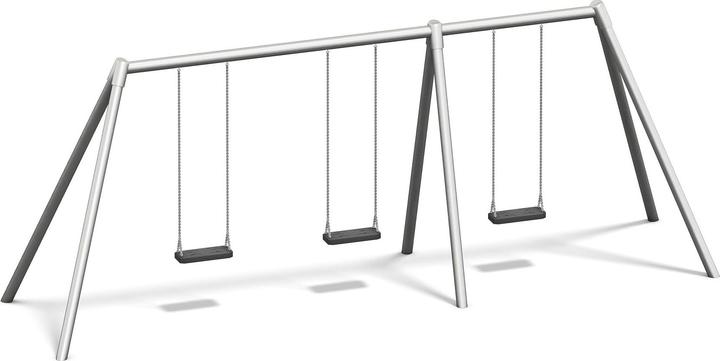 Playparc Dreifachschaukel Metall