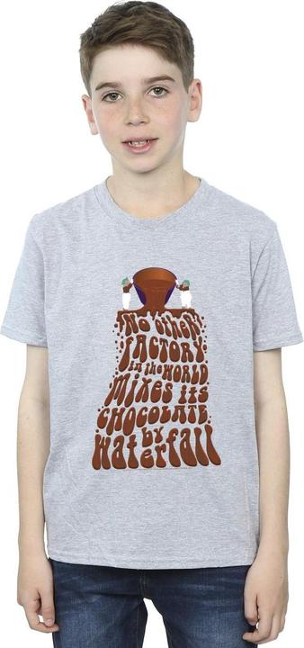 Produktbild Willy Wonka & the Chocolate Factory Chocolate Waterfall TShirt Jungen (152, 158)