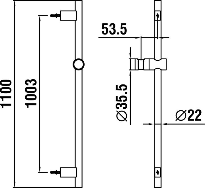 Image du produit Laufen H3629800821311 (160 cm)