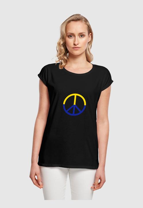 Merchcode Ladies Peace - 2 Color Peace Basic T-Shirt - 173309 (M)