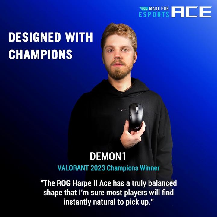 Produktbild ASUS ROG Harpe II Ace (Kabelgebunden, Kabellos)