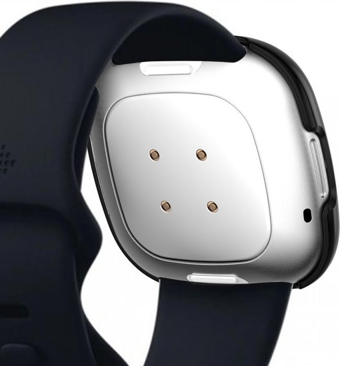 Produktbild Cover-Discount Fitbit Versa 3 / Sense - Glitzer Strass Schutz Case schwarz